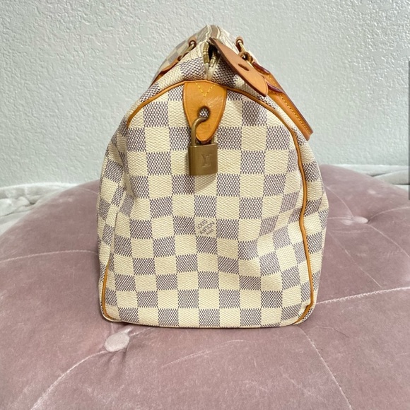 Authentic Louis Vuitton speedy 30 damier azur - Picture 4 of 13